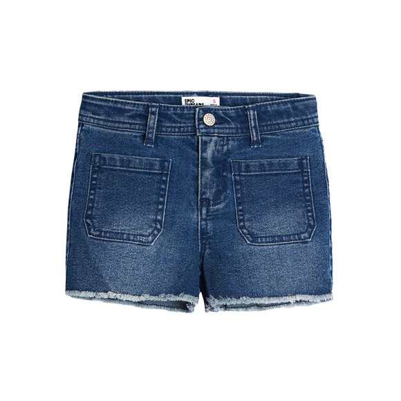 Epic Threads Little Girls Denim Shorts Blue Wash Size 6 5271 - Picture 2 of 2